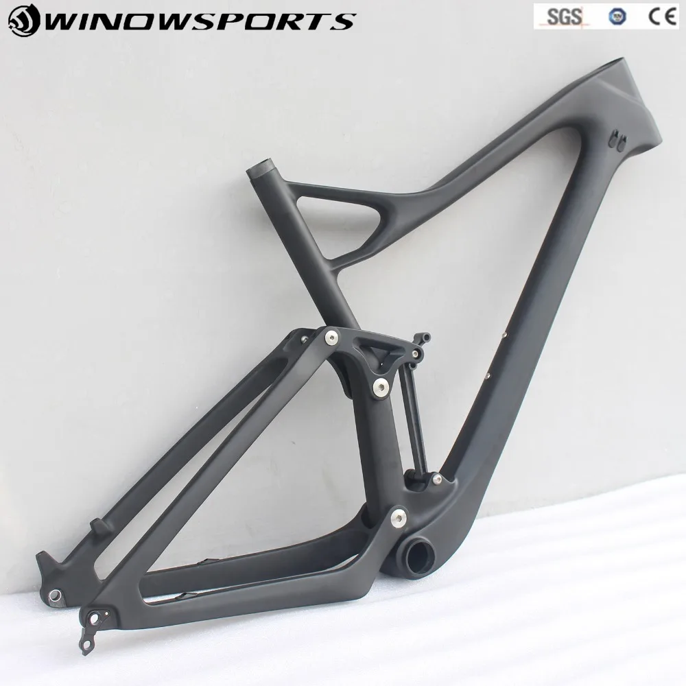 29er Full Suspension Carbon Mountain Bike XC 142*12 mtb frame 29er full