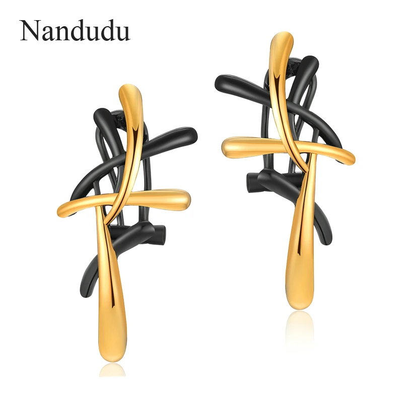 Nandudu пистолет цвет металлик серьги кольцо себе крест набор украшений для женщин в стиле панк женские вечерние Ювелирные наборы CE341 R1915
