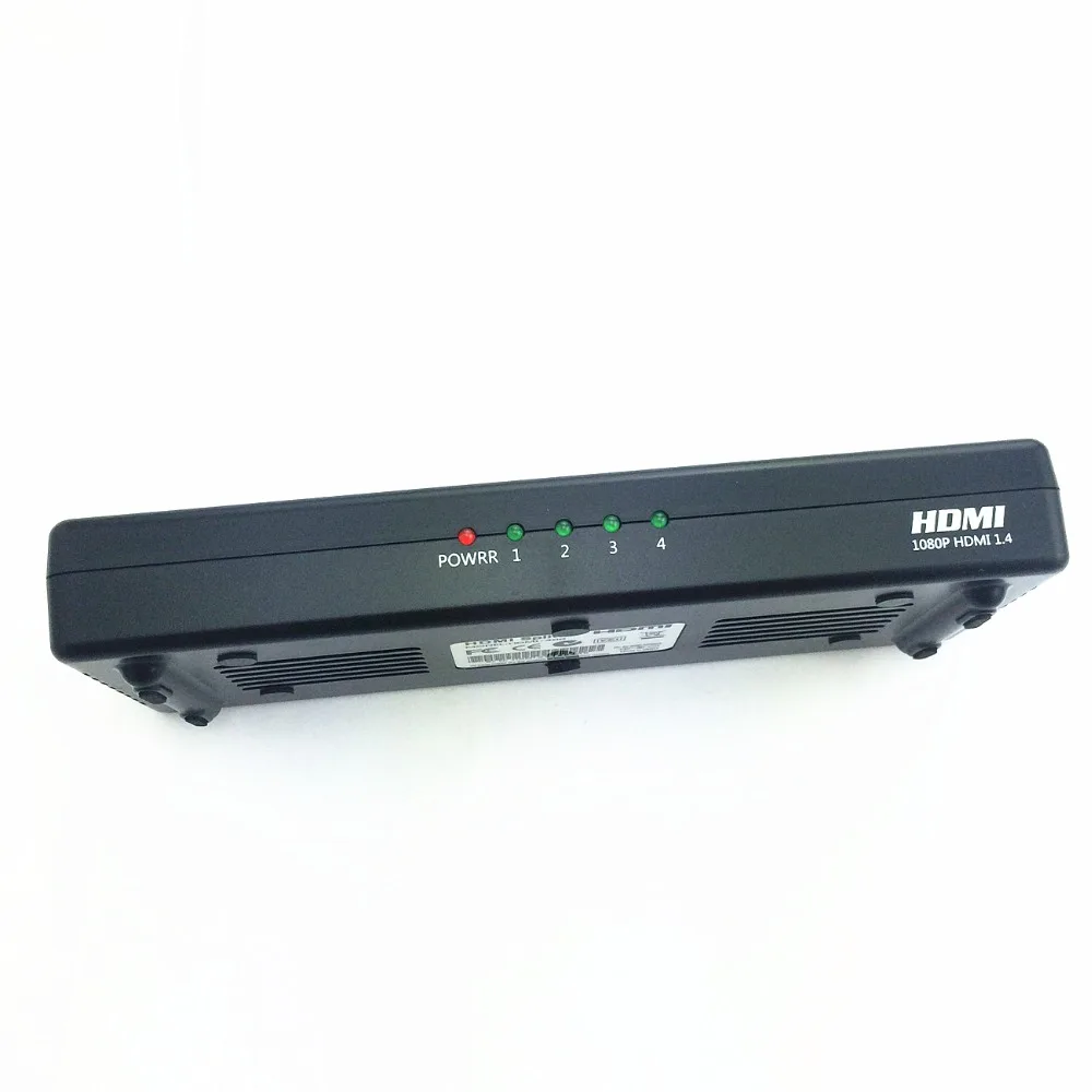 1080P 3D мини 4 порта HDMI разветвитель коммутатор 1x4 1 в выхода для HDTV PS3 XBOX EP программа