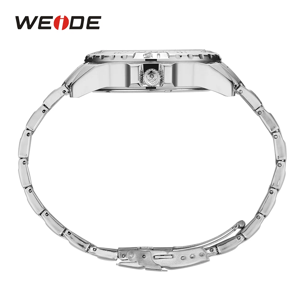 WEIDE мужские спортивные часы с солнечной энергией 2019 модные ремешком чехол из