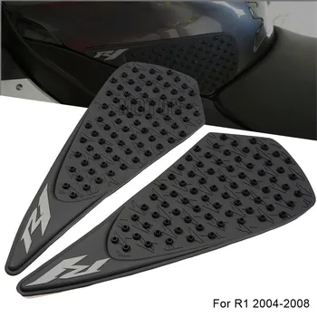 

For Yamaha R1 2004-2008 2005 2006 2007 Motorcycle Anti Slip Gas Oil Tank Pad Protector Knee Grip Traction Side Decal Sticker