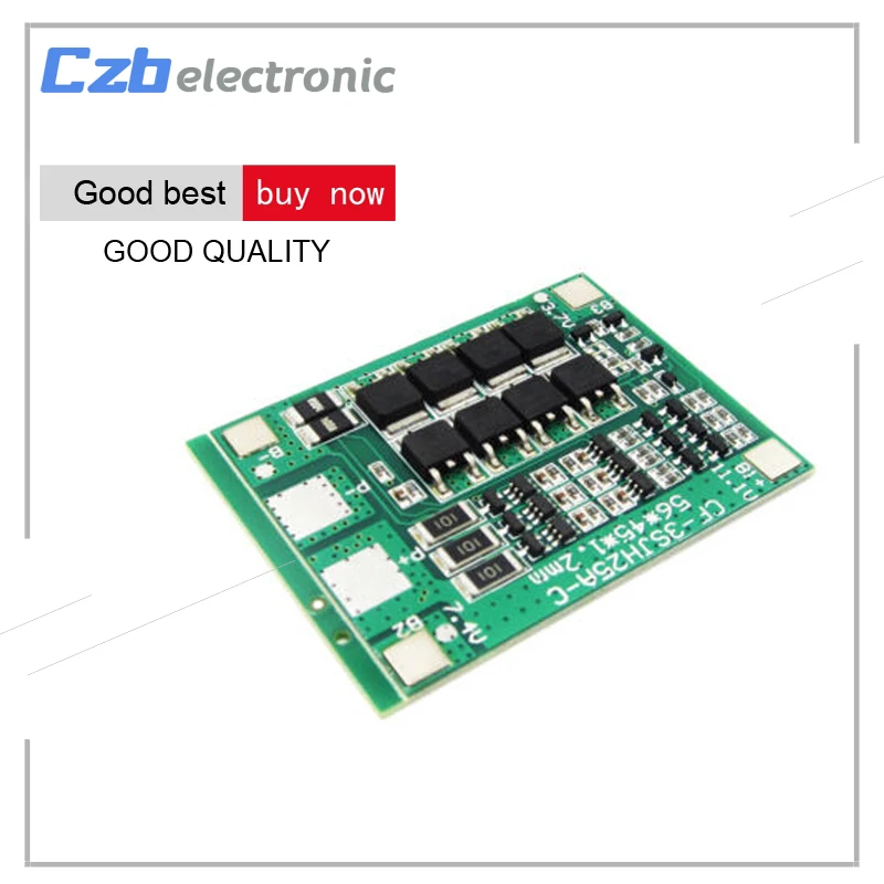 

25A 3S Polymer Lithium Battery Charger Protection Board 3 Serial 12V 18650 3.7 Li-ion Charging Protect Module 45*56*3.5mm