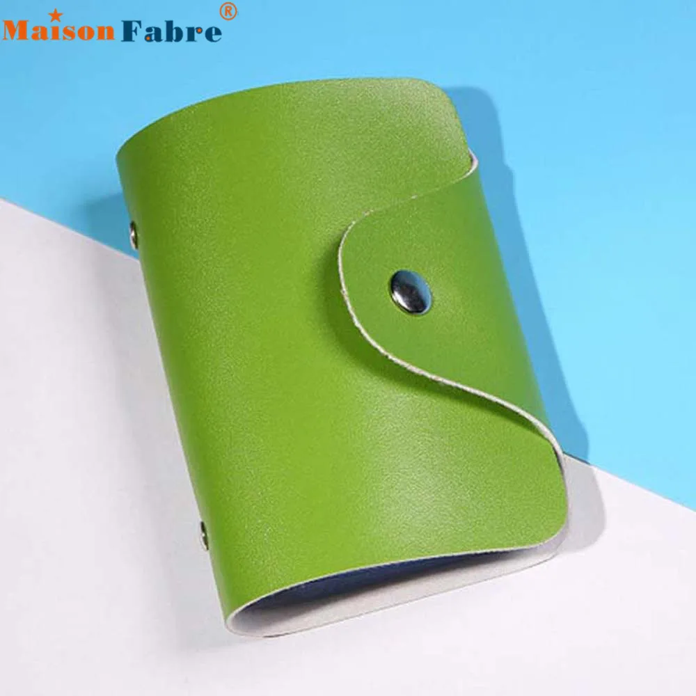  Fabulous Men Women Leather Credit Card Holder Case Card Holder Wallet Business Card men wallets wholesale 