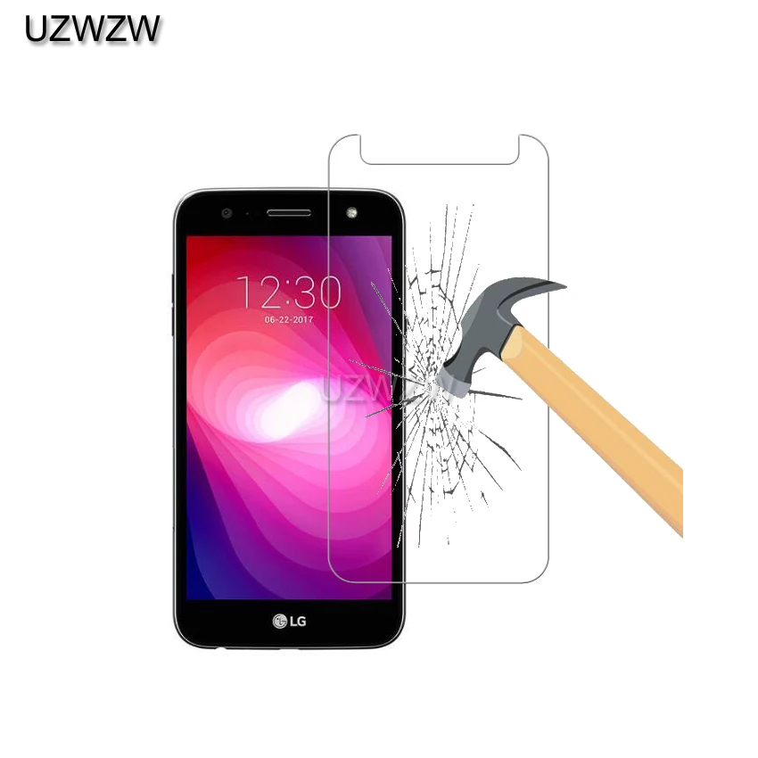 

2pcs Explosion Proof 9H Hardness Tempered Glass For LG X Power 2 Screen Protector Film Tempered Glass Protective Film