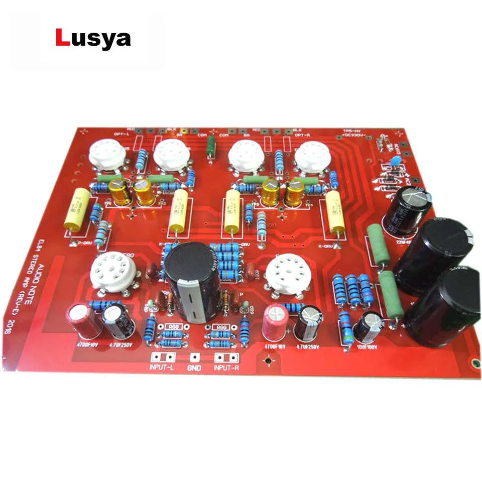 

new Hi-End Stereo Push-Pull EL84 Vaccum Amplifier PCB DIY Kit Ref Audio PP Board D4-004