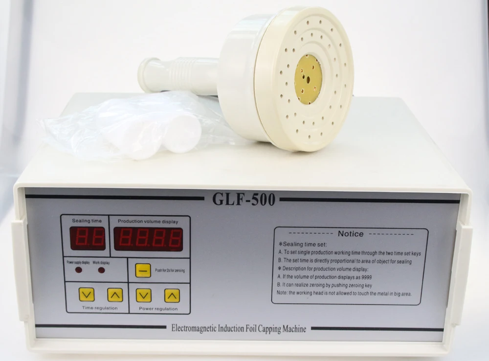 Free shipping GLF-500 electromagnetic induction aluminum foil sealing machine/ sealer machine | Инструменты