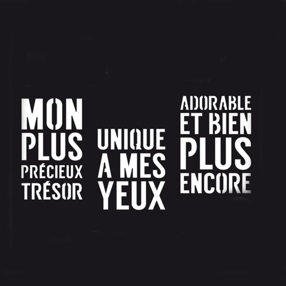 

French Words Metal Cutting Dies For Scrapbooking New Embossing