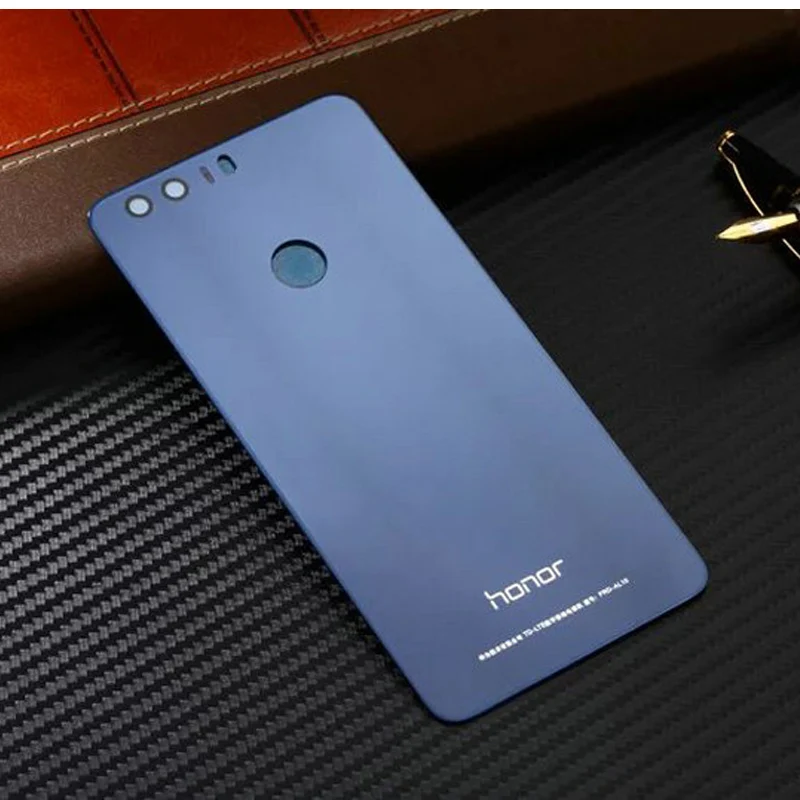 Оригинальная стеклянная крышка + адхенсивная наклейка для Huawei Honor 8 Задняя