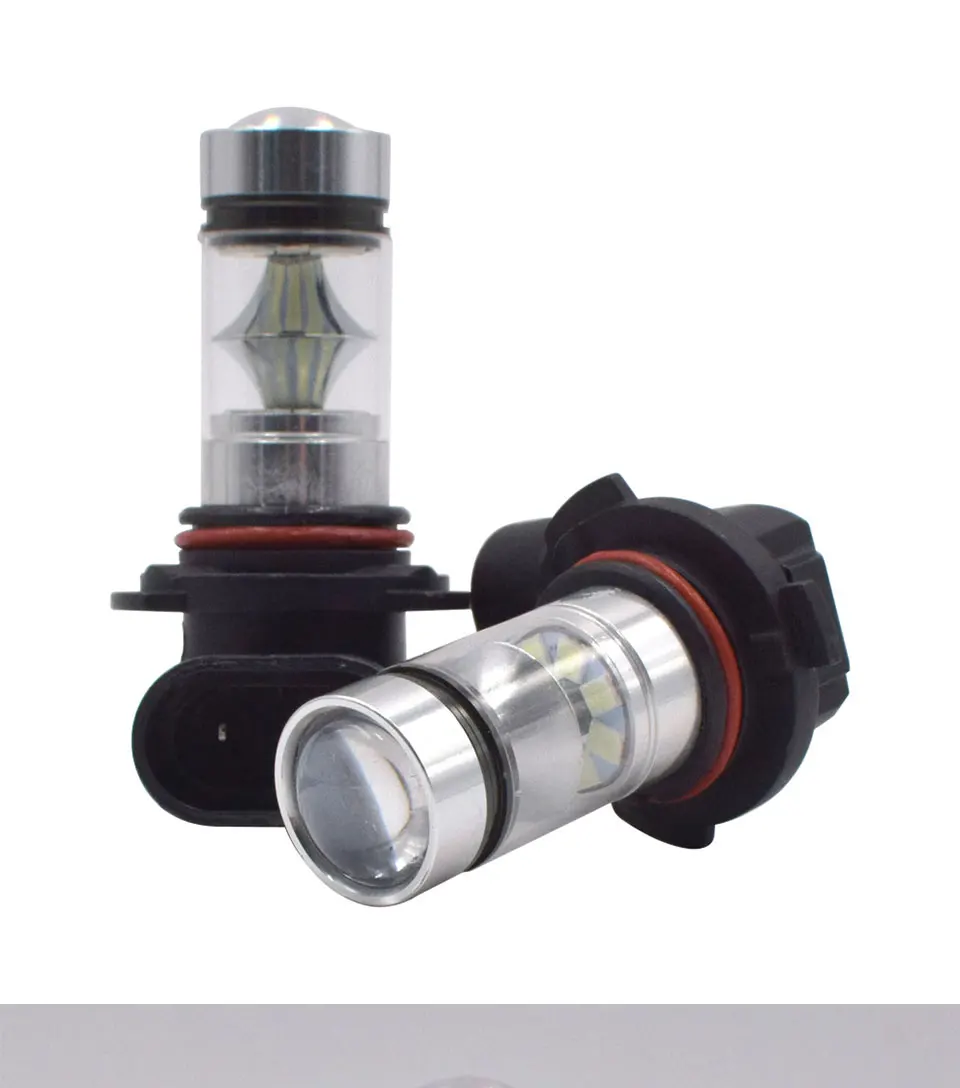 led fog lights lamp car lights bulb 100W cool cold blue lighting (2)
