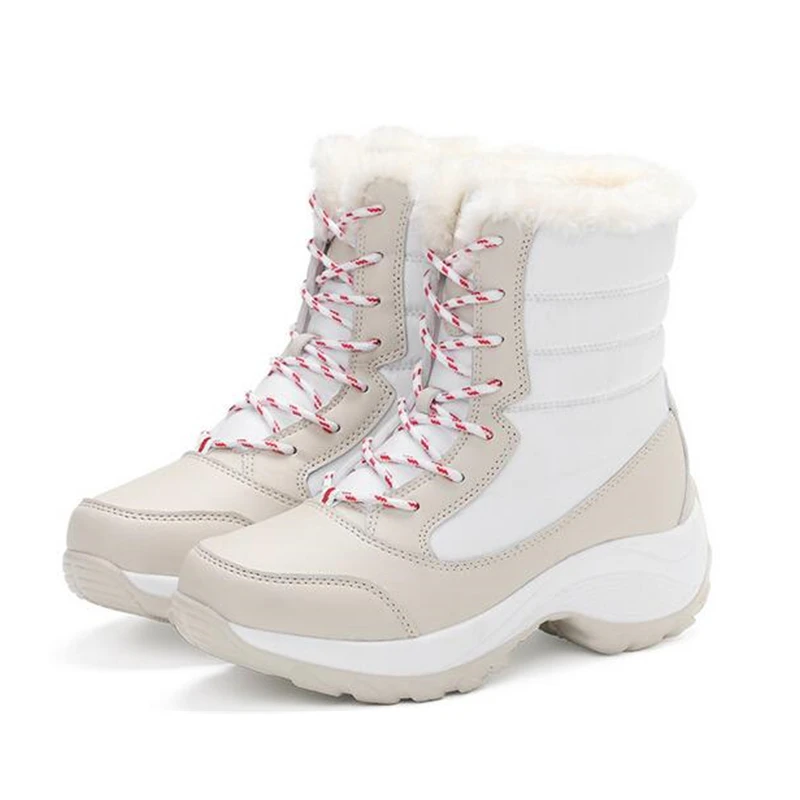 New Winter Warm Women Toning Shoes Velvet Warm Canister Swing Shoes Thick Soles Anti-slip Women Outdoor Lacing Sneakers