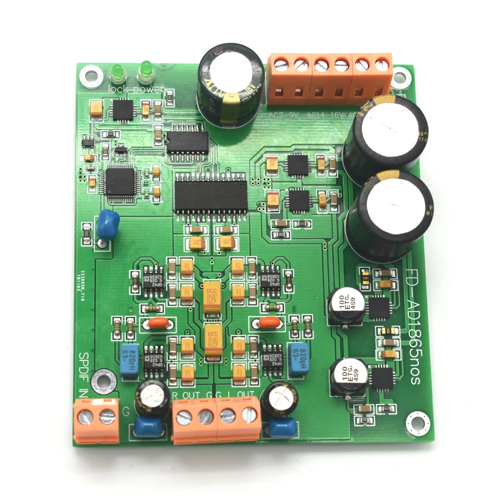 Lusya AD1865 dac R2R декодирование режима nos ak4118 поддержка 24 бит 192K F7 006|Усилители мощности|