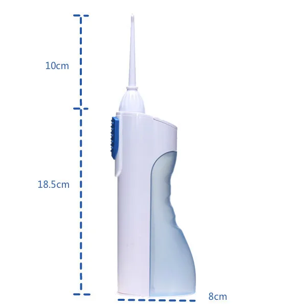 Беспроводные электрические зубные Flosser кисть Портативный вода зубочистки с Вращающийся Jet Палочки путешествия зубы чище комплект Мощность по Батарея