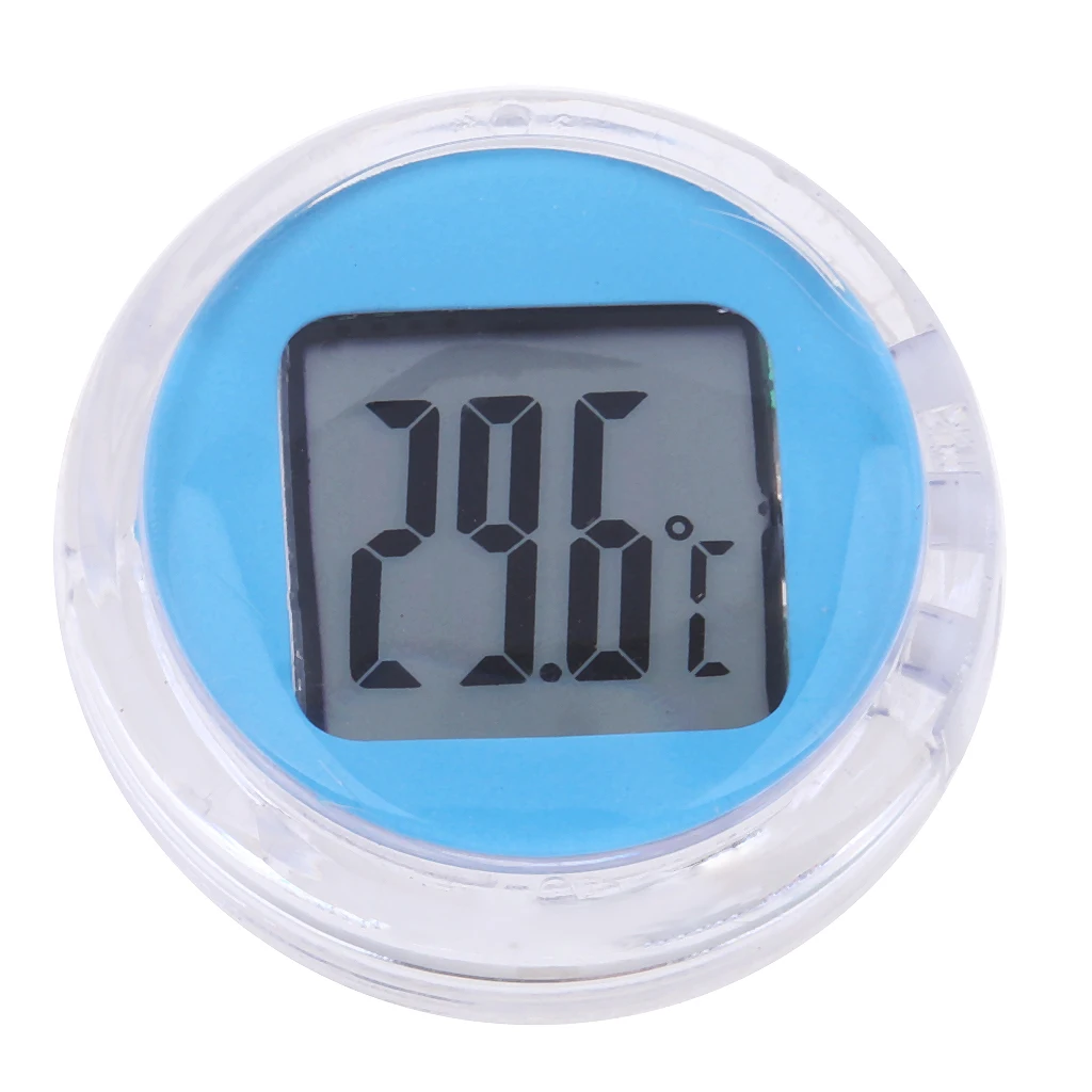 Motorcycle Bike Electronic Temperature Meter Gauge Mini Digital Thermometer  Waterproof Surface Shock Resistant