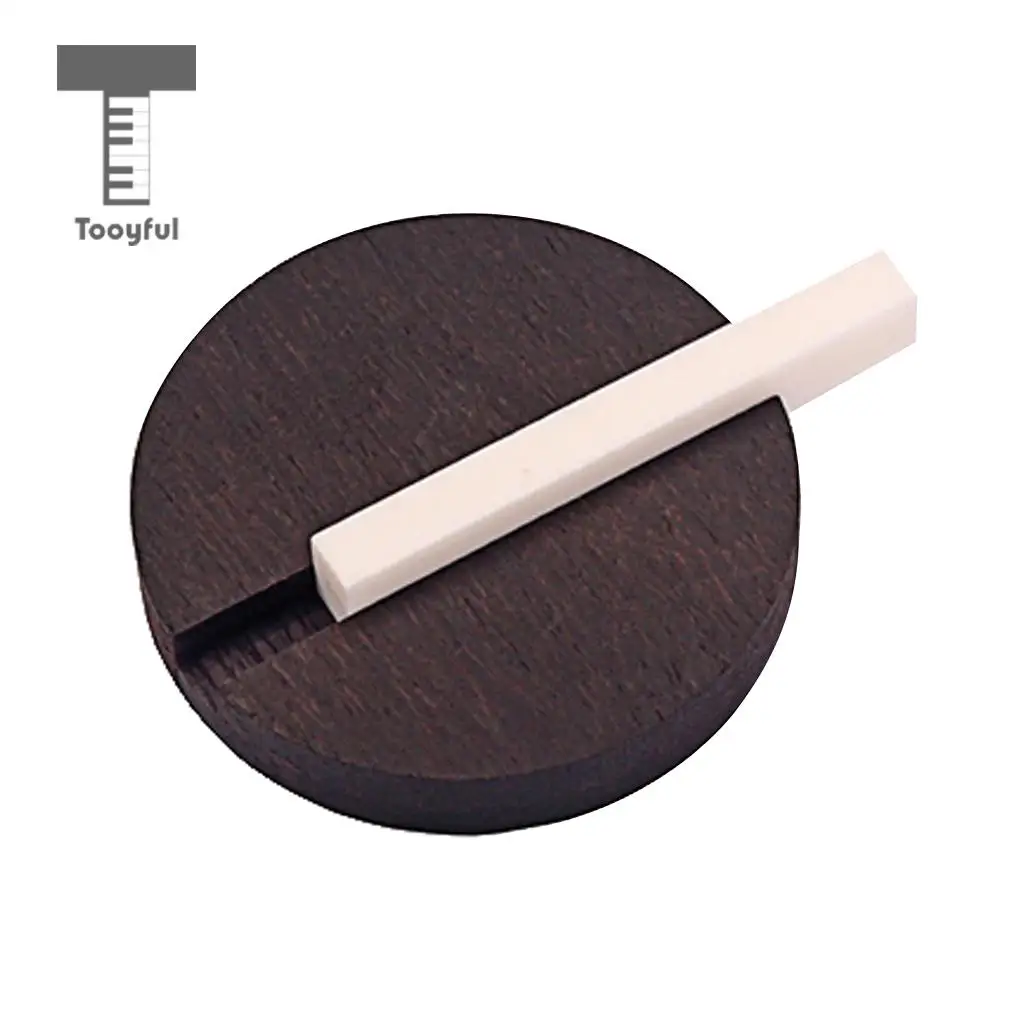 Guitar Rosewood Bridge&Bone Bridge Saddle for 3 String Cigar Box Guitar Ukulele Parts