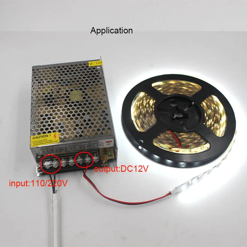 IKVVT светодио дный светодиодный трансформатор питание от напряжения постоянного тока 12 V питания 1.25A 5A 6.5A 8.5A 10A переключения AC 110 V 220 V до 12 В для светодио дный полосы света