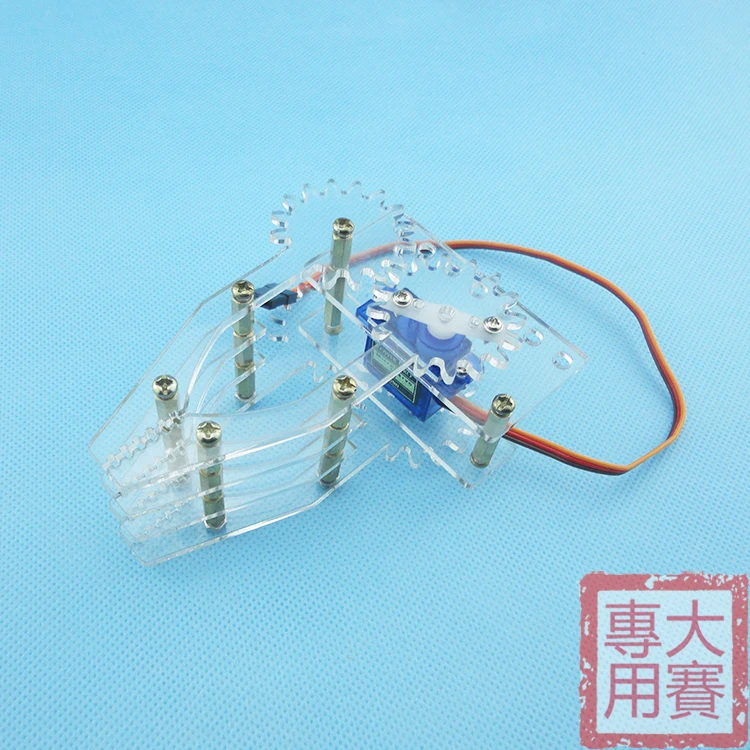 Acrylic robot Manipulator Arm SG90 servos smart car robot gripper SK6 for arduino