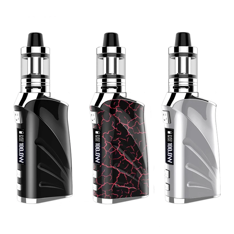 

New arrive SDK 100w box mod 2500mah build-in battery 2.5ml tank electronic cigarette vape mod e-cigarettes vaporizer
