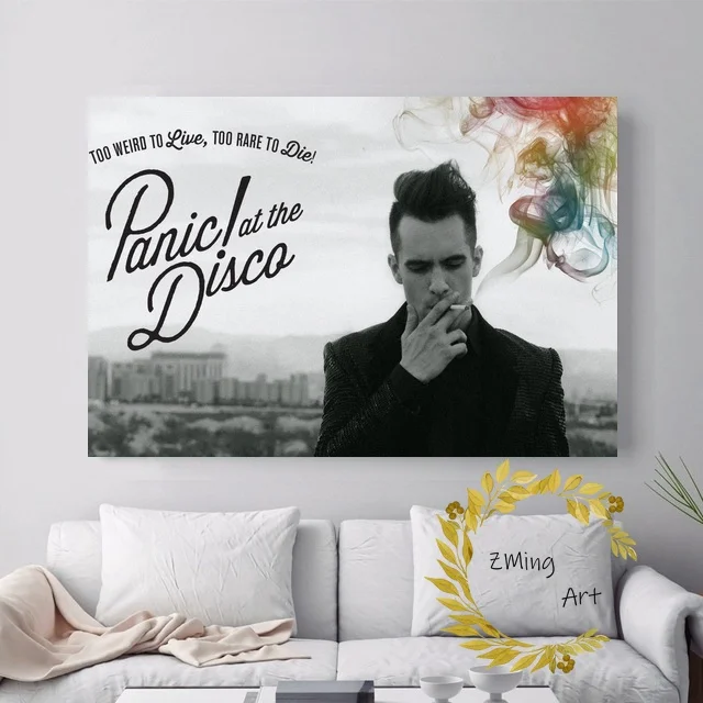 Panic! At The Disco музыкальный Звездный Искусство Шелковый плакат картинки для Гостиная