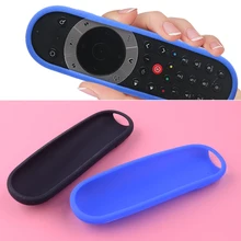 Черный/синий силиконовый инфракрасный ТВ Bluetooth Голосовое управление дистанционный Чехол протектор подходит для Sky Q Touch
