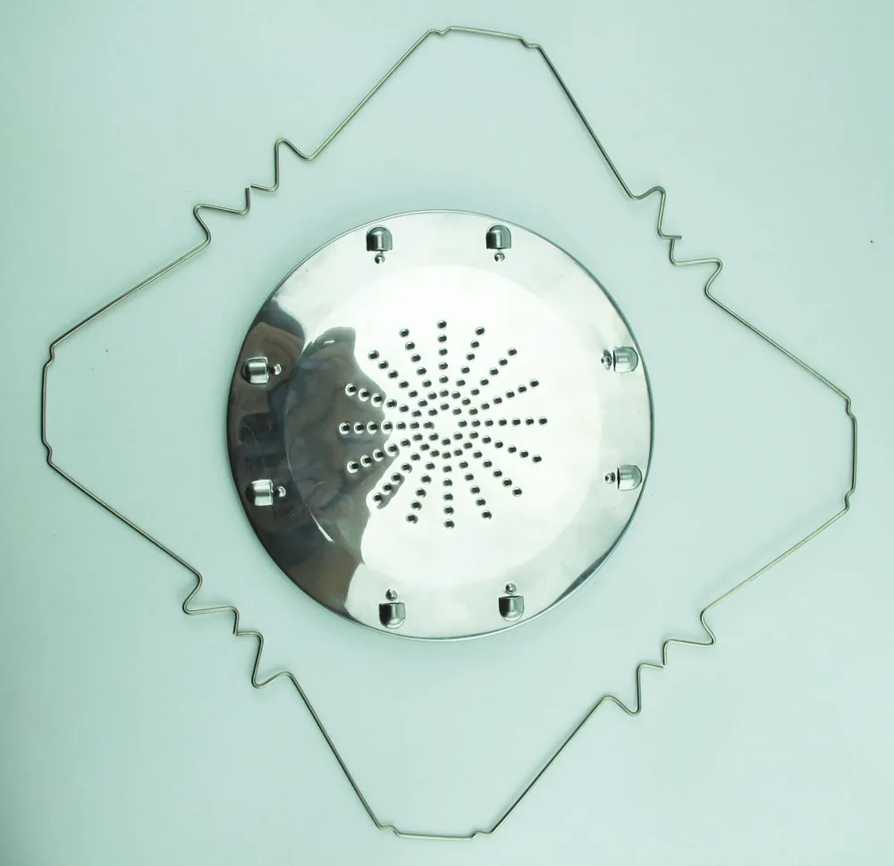 Estante tostador de camping de acero inoxidable 4 rebanadas bandeja tostadora