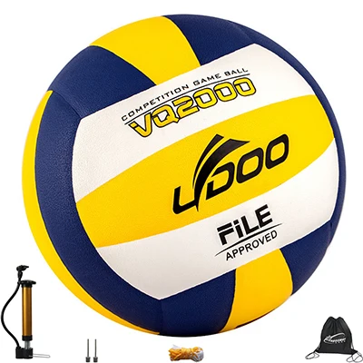 YUYU качество Профессиональный PU Мягкий касаться волейбол мяч официальный размер 5 VSM5000 VSM4500 мяч для тренировки соревнований - Цвет: blue 2