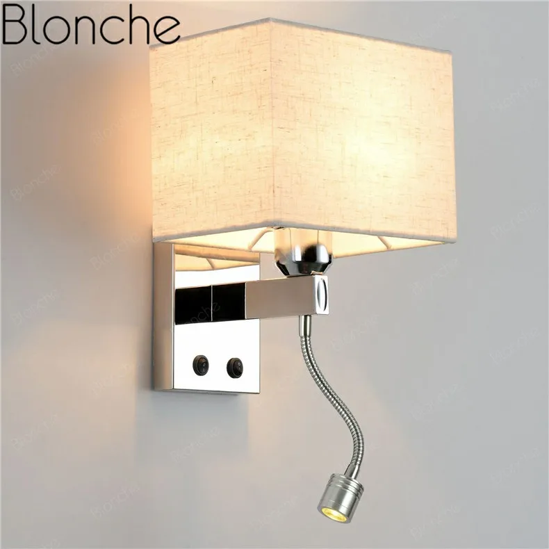 

Modern Wall Lamp Sconce Stairs Aisle Wall Light E27 Bulb Luminaires for Bedroom Bedside Bathroom Lighting Flashlight Fixtures