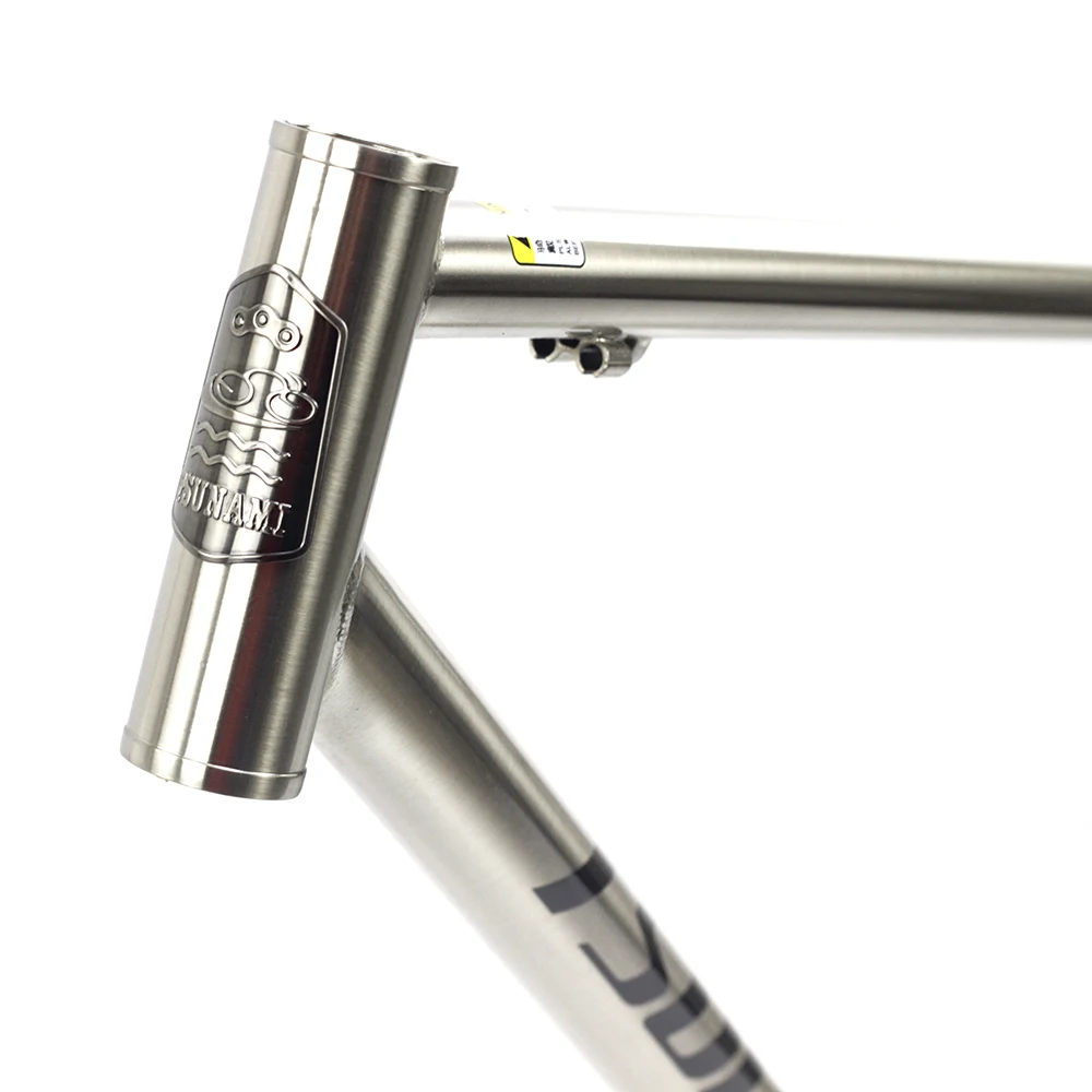 TSUNAMI Reynolds 520 MTB велосипедная рама 2" CR-MO стальная щетка 15,5" 1" 18,5" дисковый тормоз Chorme Frameset гарнитура Высокое качество