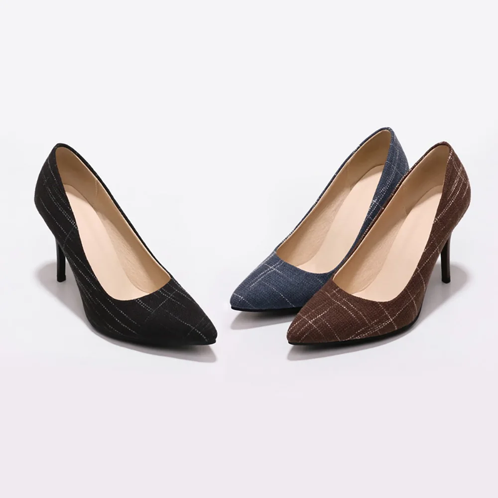 Женские туфли лодочки из денима большие размеры 48 30 10|ladies shoes|ladies shoes brandsbrand pumps |