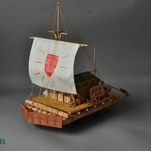 ZHL kon tiki модель корабль дерево