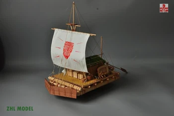

ZHL kon tiki model ship wood