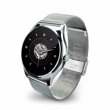 UWATCH NEUE K88H puls Smart Uhr 1,22 Zoll IPS Runden Bildschirm Unterstützung Pulsmesser Bluetooth smartWatch Für IOS Android
