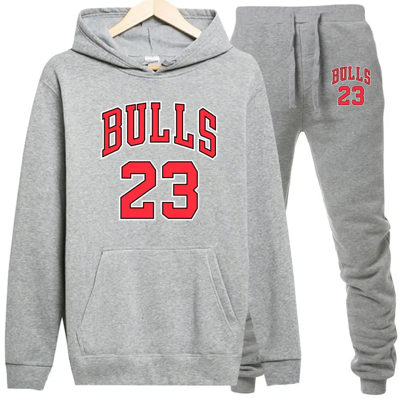 

Bulls 23 New Fashion Hoodie Sweatshirt Men/Women Hoodies Sweatshirts+Sweatpants Suits Autumn Winter Warm Fleece Hooded Pullover