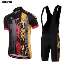 MILOTO Team Ropa Ciclismo Road Bike Team Одежда MTB с коротким рукавом Джерси нагрудник шорты наборы Одежда для верховой езды S-4XL