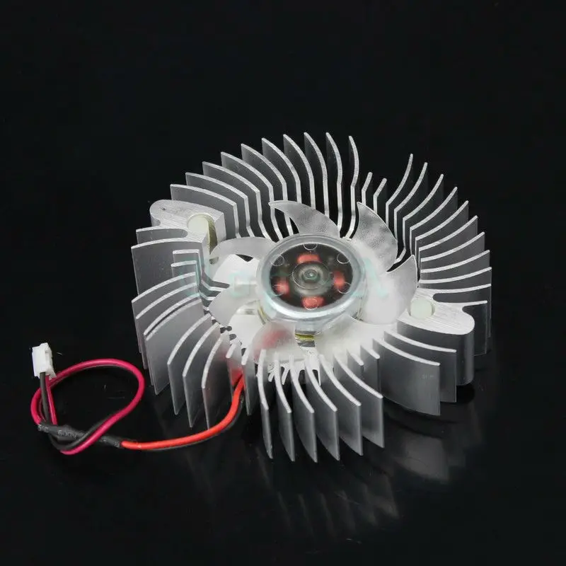 

10 pcs 80mm Graphics Video Card VGA Cooler Fan 55mm Hole Distance 12V 0.17A 2Pin for Computer PC Cooling Heatsink