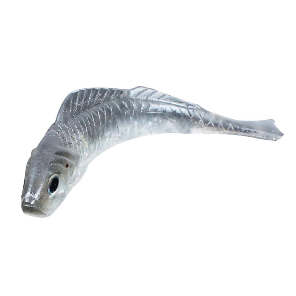 

5 SF Freshwater Fish Soft Lures Worm Bass Trout Shad Crank Swim Bait 7cm 3g