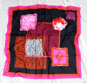 

ELEGANT HANDMADE BRAND 100% Twill Silk 110cm Scarf