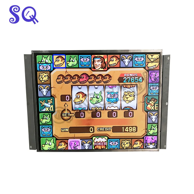 

2pcs/lot Arcade Lcd Display Screen 19 inches HD Lcd Monitor Advertising Car Monitor Mini Lcd Screen for Arcade Game Machine