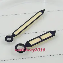 Черный край orange watch руки для приблизительный срок поставки: 6497 6498 ST36 движение стрелки часов