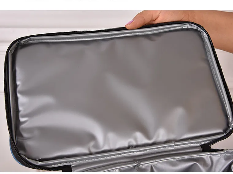 Большой ёмкость еда Портативная сумка для еды водостойкие термальность свежий держать лед пакет изолированный охладитель пакет для женщин