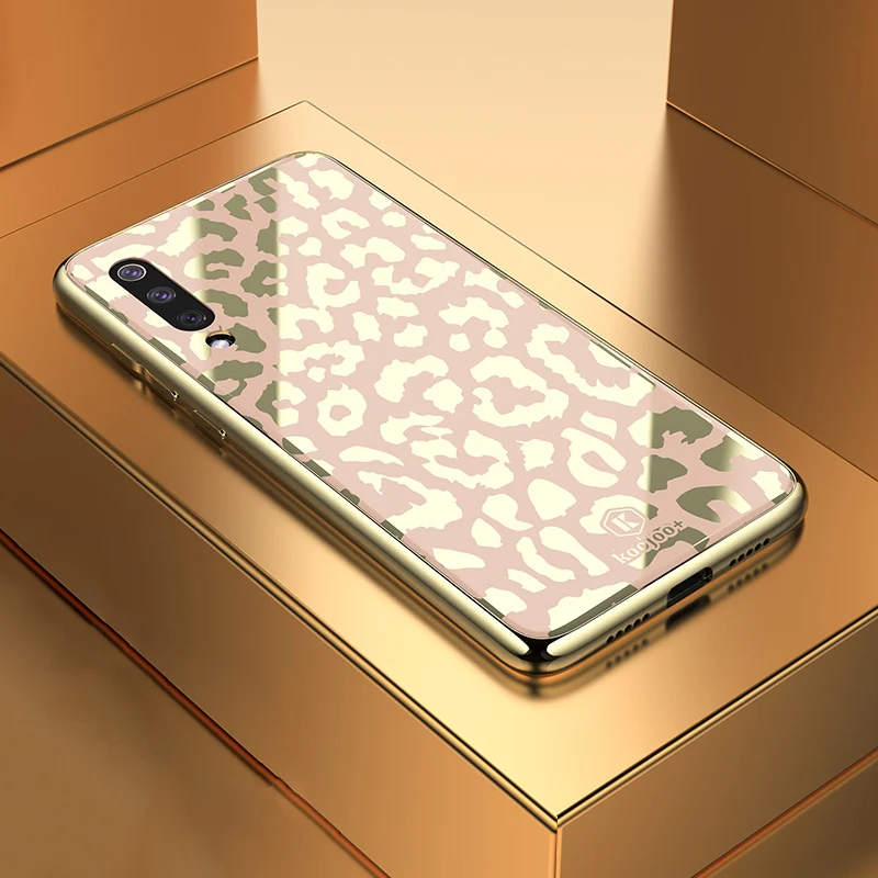 

Phone Case for Xiaomi Mi 9 Se 8 8Lite Explorer Cover Shining Glitter Leopard Spot Soft TPU Silicon Frame Case for Mi 8 9Se Cover