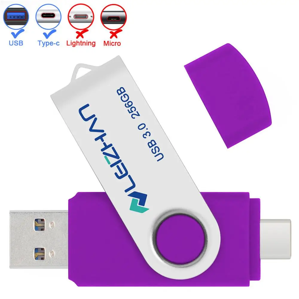 LEIZHAN Galaxy S9 USB флешка note 9 Флешка 3 0 Type-C C карта памяти 256 ГБ 128 Гб 64 32 16 клавиша |