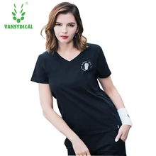 Женская Спортивная футболка Vansydical для фитнеса, топ для спортзала, женские топы для фитнеса, бега, спортивные топы с коротким рукавом, топы для йоги и тренировок, 2 цвета
