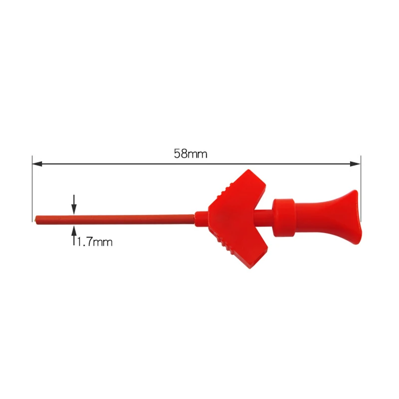 HLZS-P5003 10 шт. мини Grabber Smd Ic Тест Крюк Клип Датчик перемычки Логический анализатор тест ing аксессуары