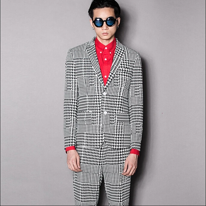 Online Buy Wholesale houndstooth suit from China