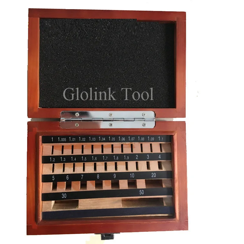 

32 Pcs Rectangular Steel Gage Block Set Space Block Harden Gauges Bock Set Measurement Tool HIgh Quality