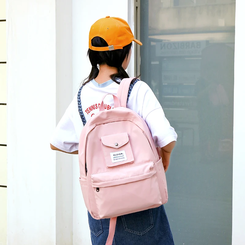 

New Waterproof Nylon Backpack for Women Multi Pocket Travel Backpacks Female School Bag for Teenage Girls Book Mochilas