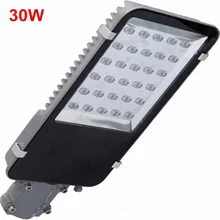 30 Вт светодиодный светильник дороги AC85-265V открытый уличный свет DC12V DC24V теплый белый/холодный белый Светодиодный уличном фонарном