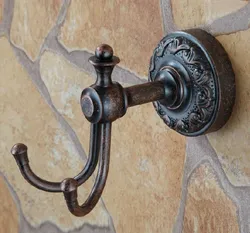 Bathroom Accessory Red Copper Antique Brass Wall Mounted Hardware Robe Hook Hanger Clothes Coat Hat Bag Towel Holder aba154