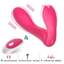Бабочка G spot Клитор стимулятор фаллоимитатор USB Вибратор дистанционного Управление Вибрационный яйцо анальный плагин секс-игрушки для