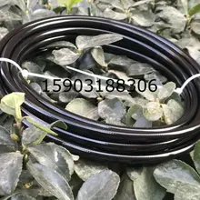 5M-ALL-ONE-LENGTH-AN3-ID-1/" NATURAL-STAINLESS-STEEL-BRAIDED-PTFE-TUBE-BRAKE-HOSE-MOTORCYCLE-TEFLON-LINE-PU-COATING